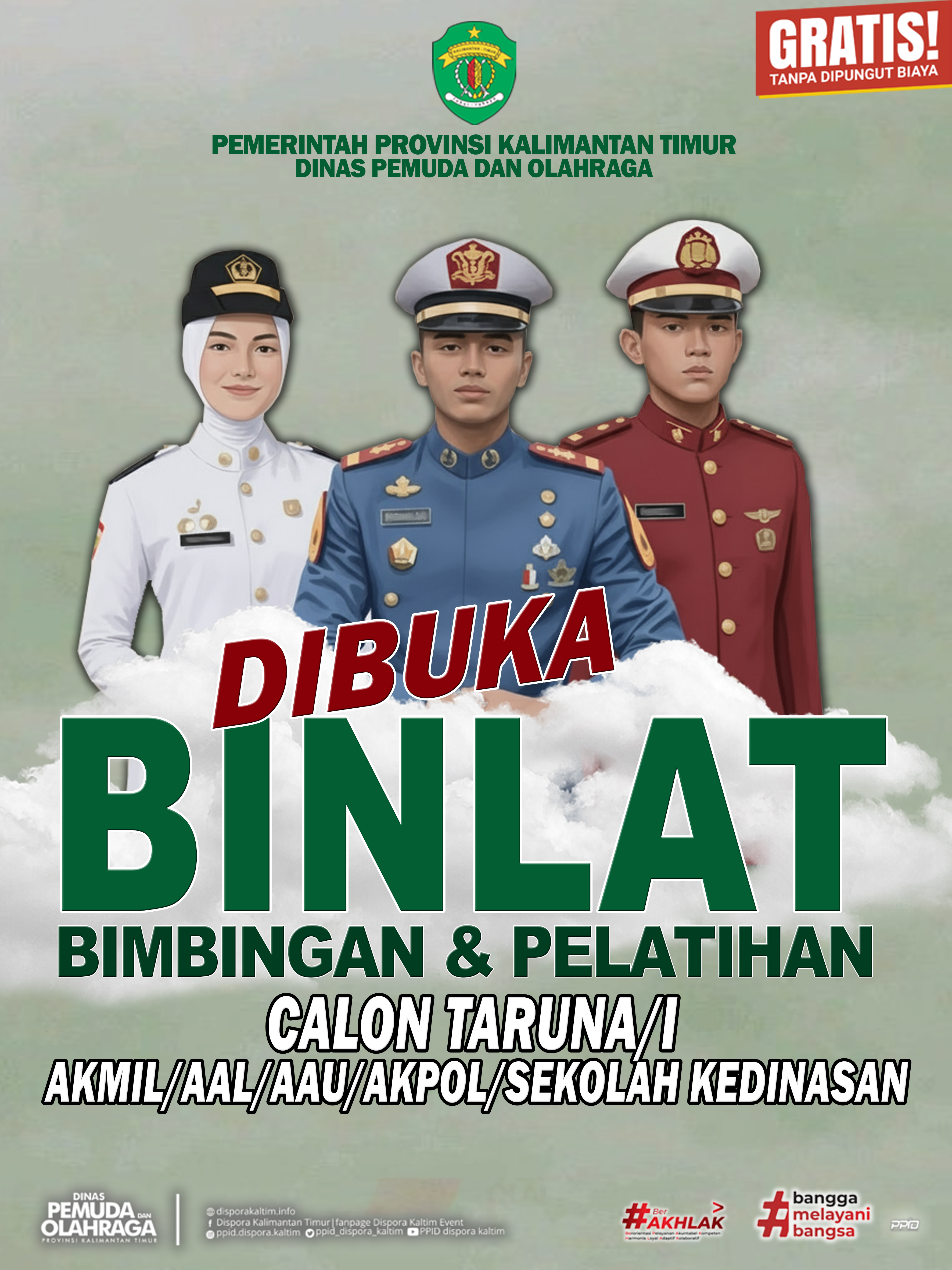 Binlat Calon Taruna/i TNI, POLRI dan Sekolah Kedinasan